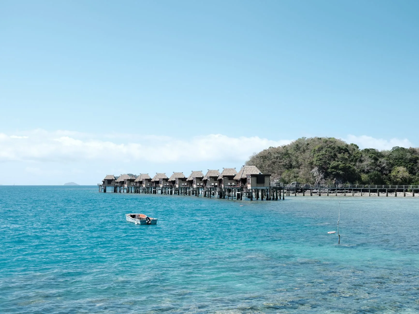 L'hébergement : du camping à l'hôtel de lagon